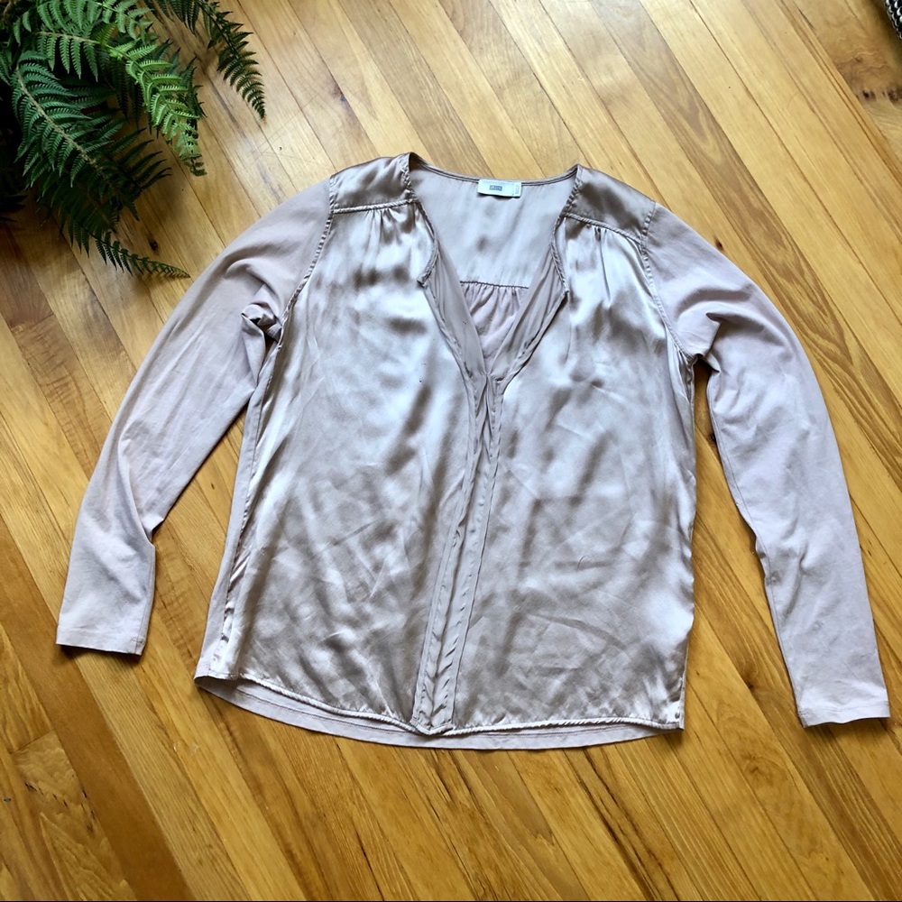 Closed • Silk blush blouse